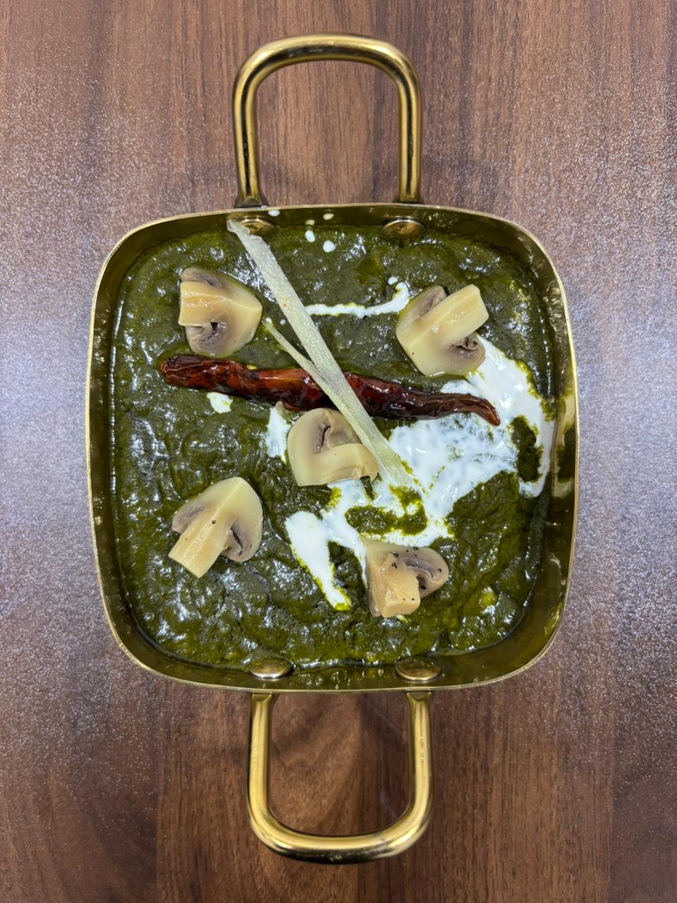 Palak Mushroom